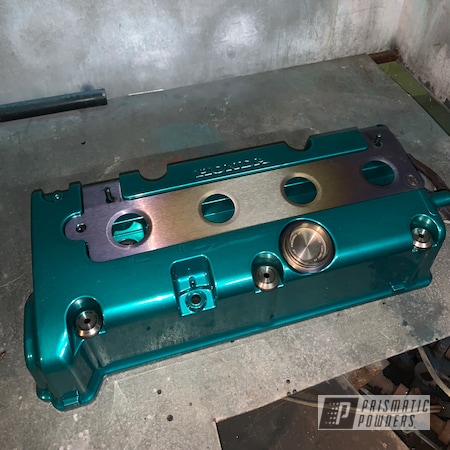 Powder Coating: Clear Vision PPS-2974,JAMAICAN TEAL UPB-2043,Automotive,powder coated