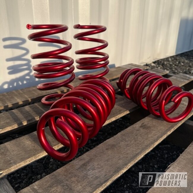 Super Chrome Plus And Anodized Red Lowering Spring