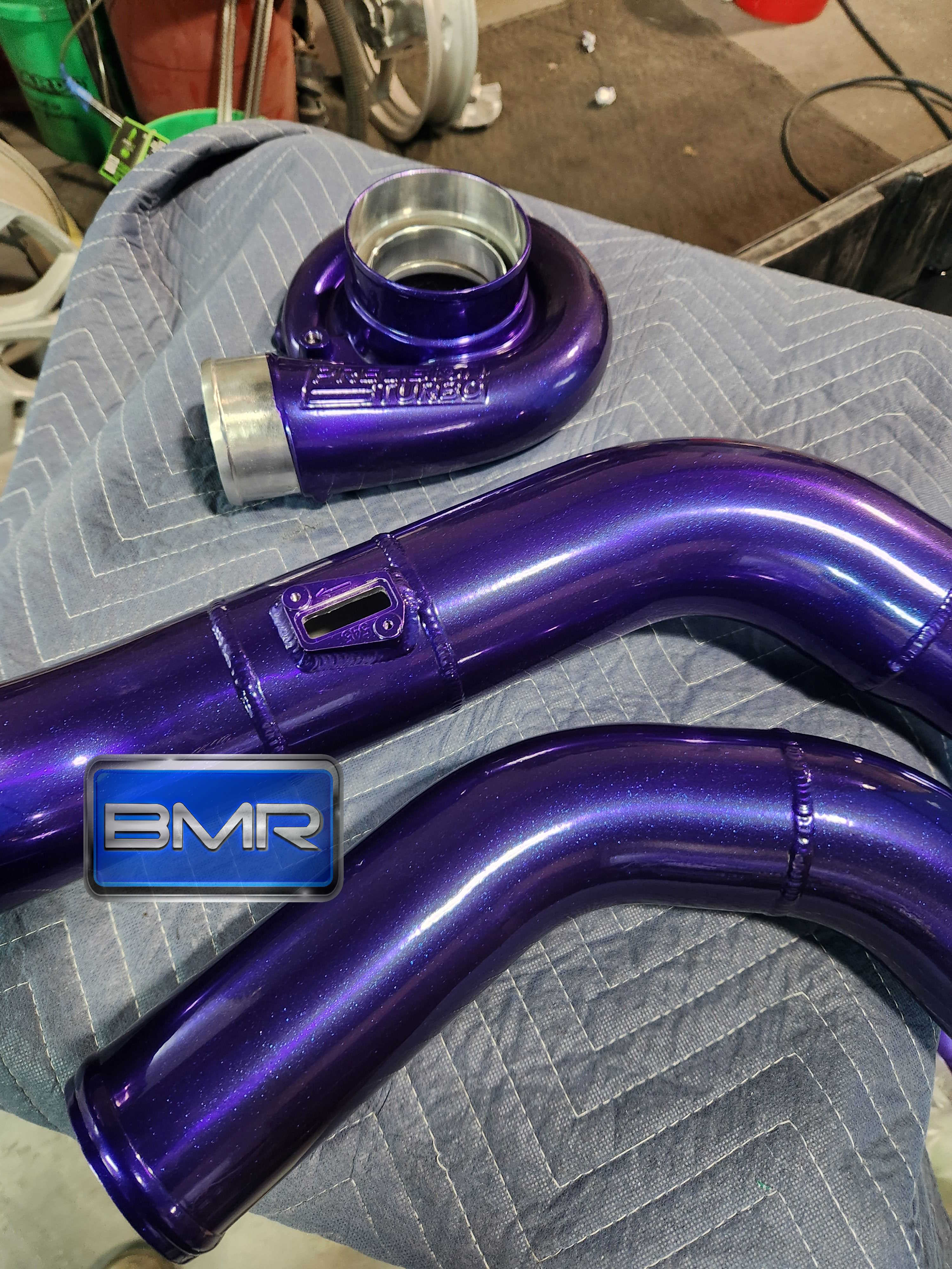 Turbo Housing with a Dirty Magic Finish | Prismatic Powders