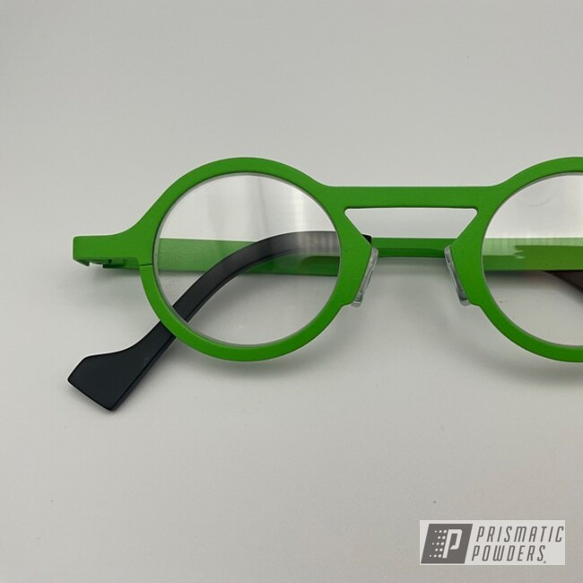 Kiwi Green And Matte Clear Eyeglasses